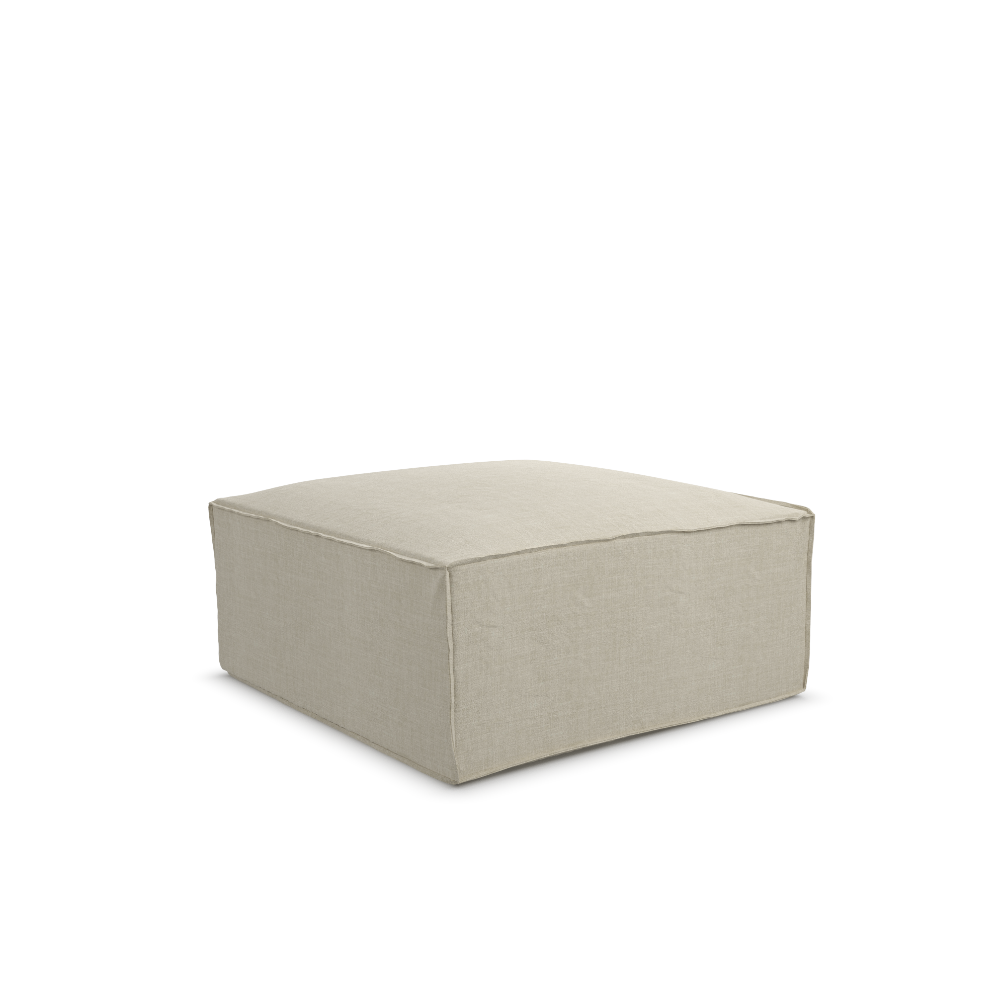 Aria Modular Slipcover Lounge - Ottoman