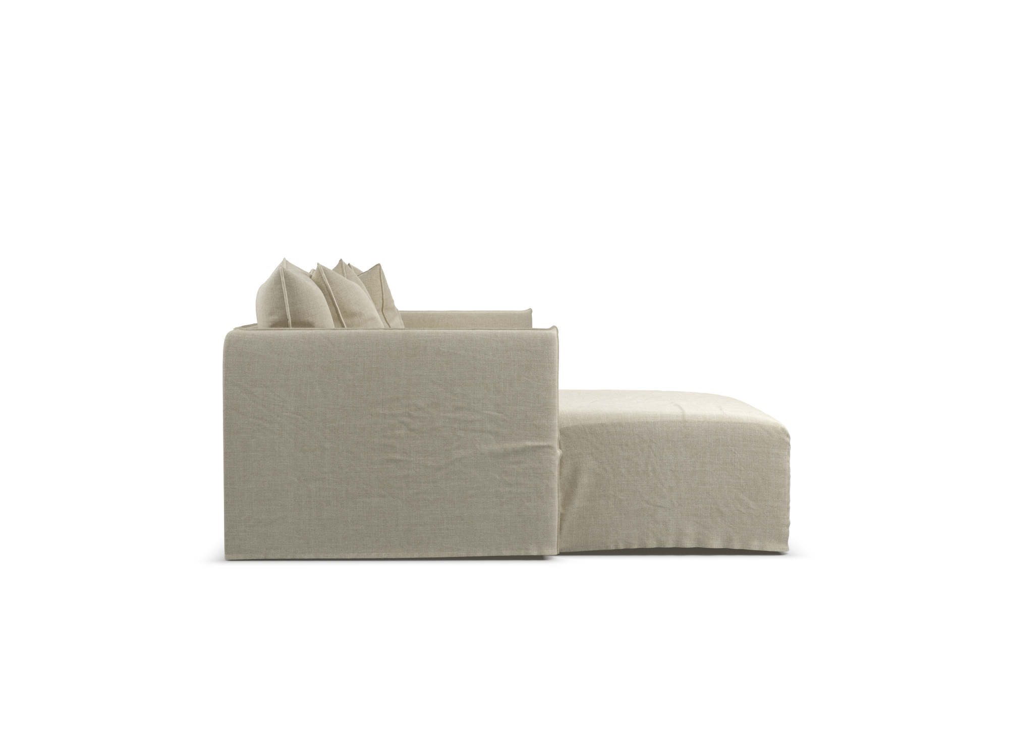 Slade Slipcover Chaise Sofa