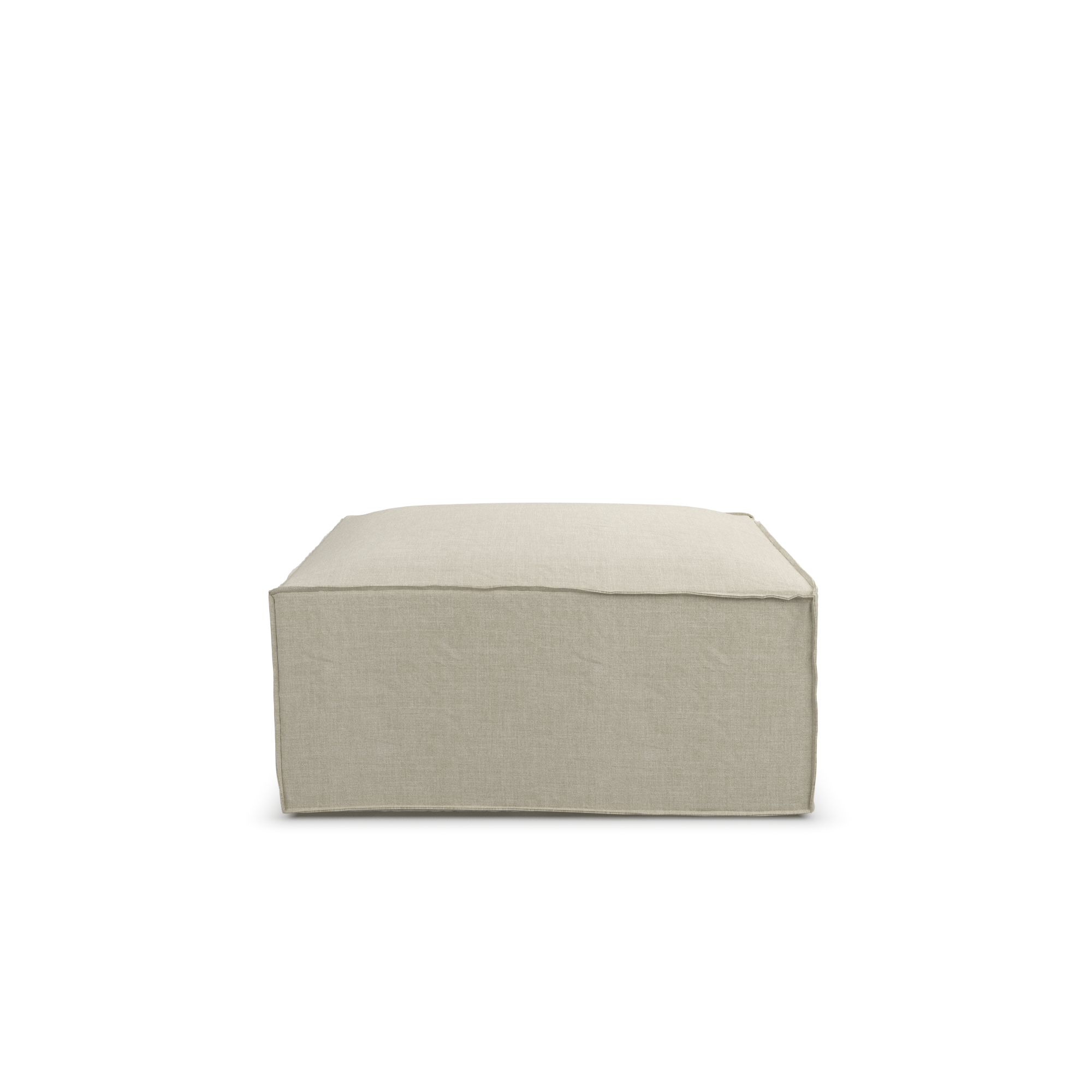Aria Modular Slipcover Lounge - Ottoman