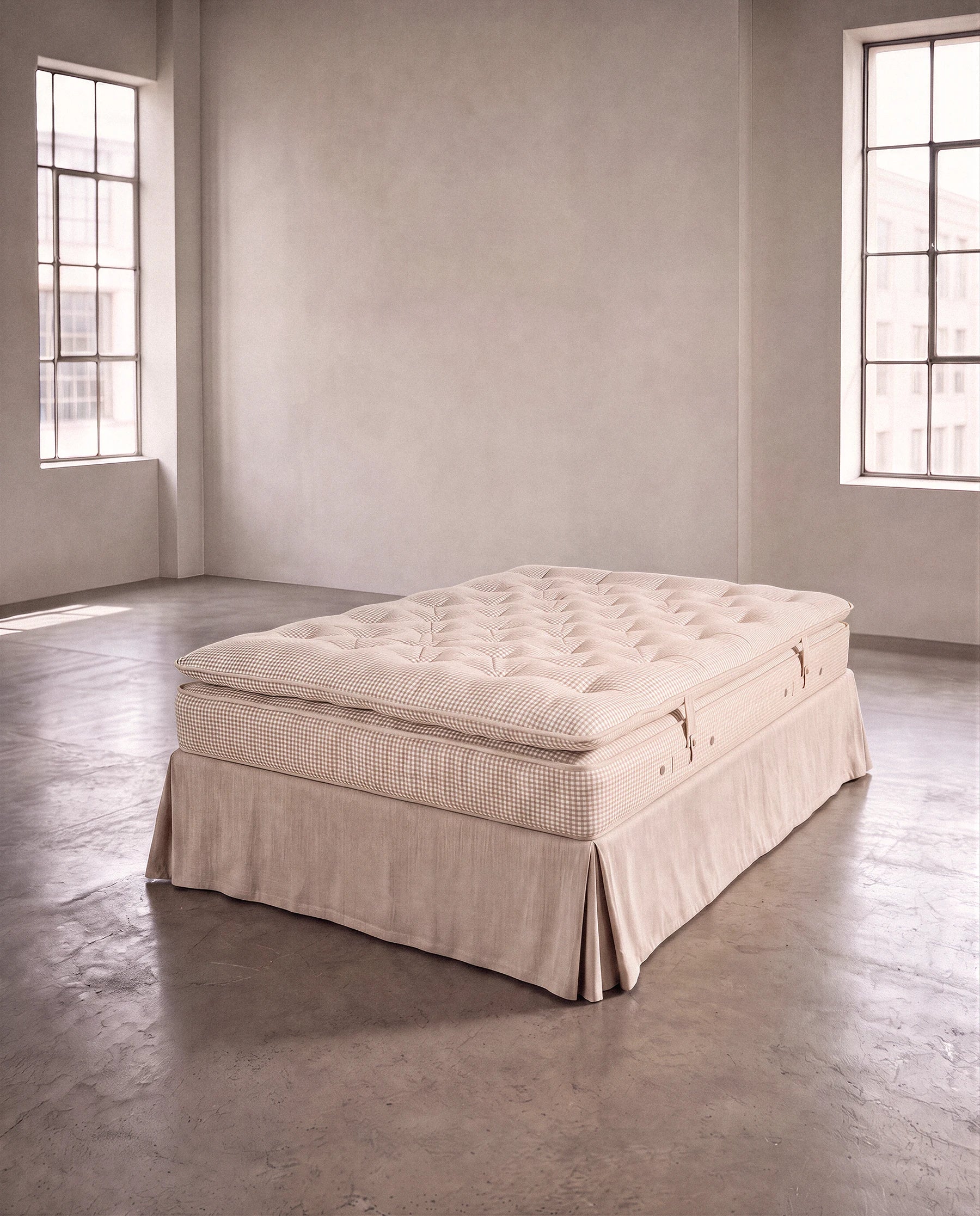 Luxury Handmade Mattress with Topper - Queen Size
