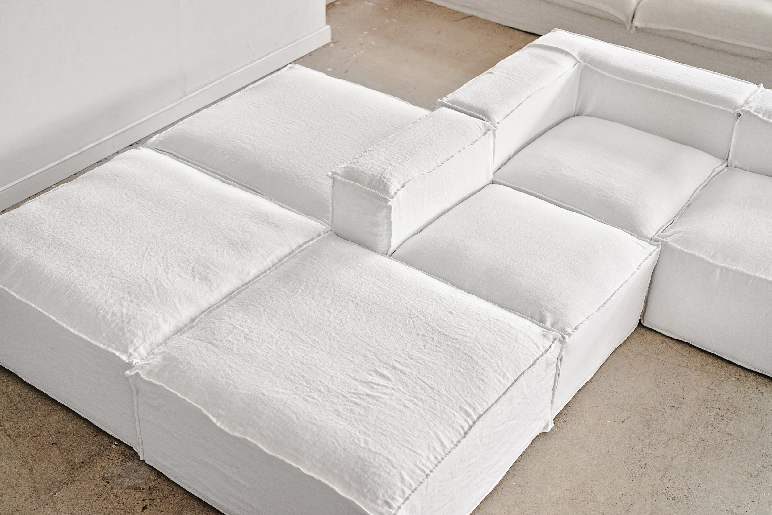 Aria Modular Slipcover Lounge - 6 piece set