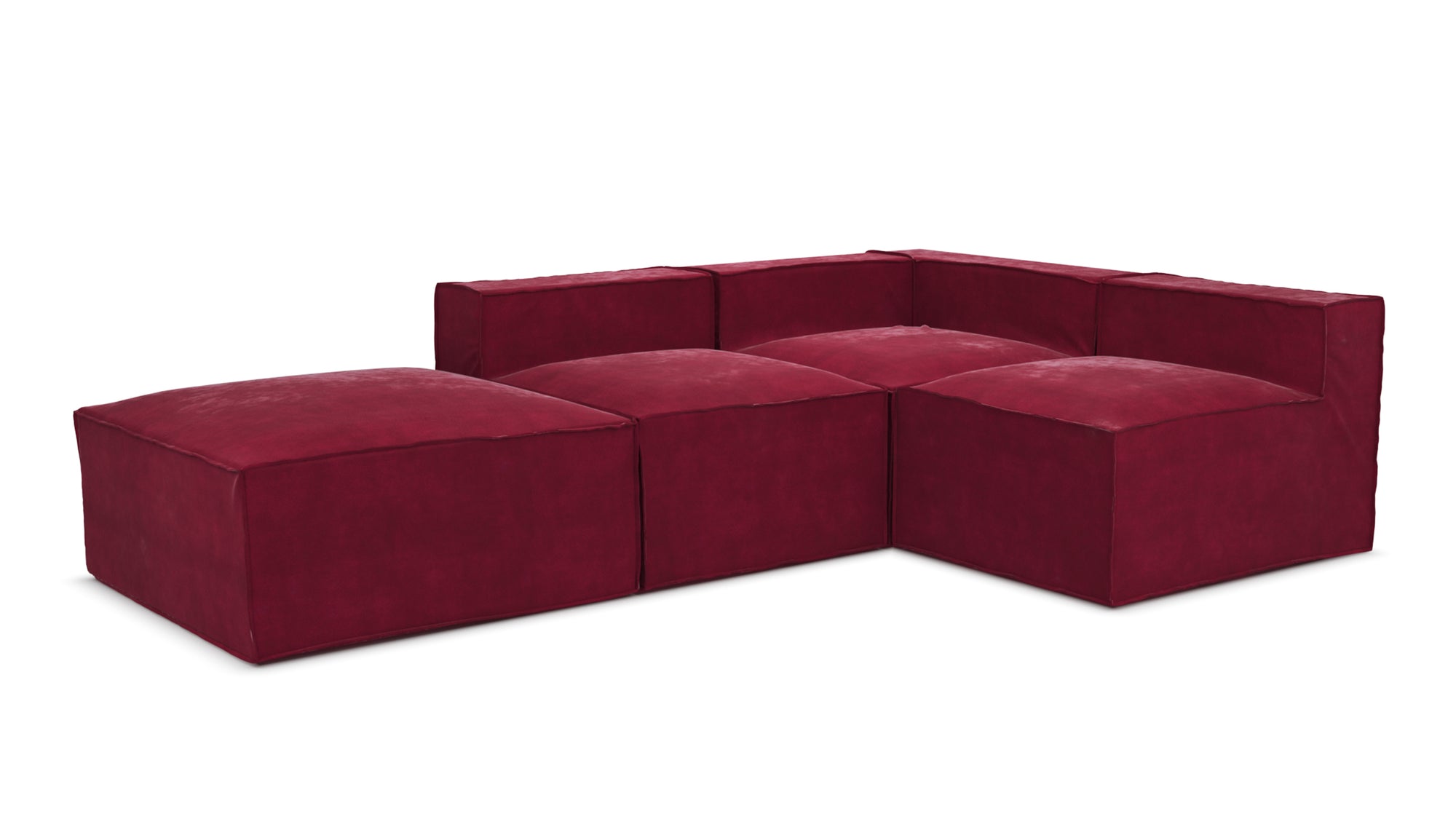 Aria Modular Slipcover Lounge - Apartment Set